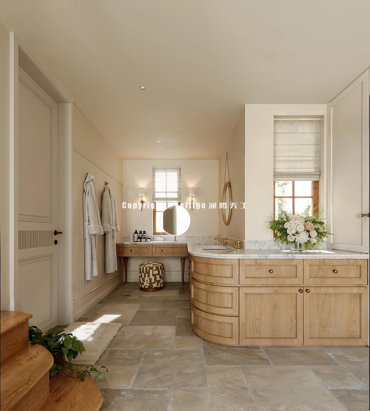 美式自然风别墅（图ZNDA1Njc5ODk2） - 家装设计 - 站酷设计师澜腾天工表现李工原创素材 - 站酷ZCOOL