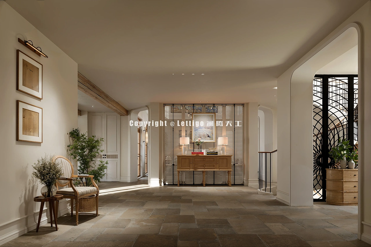 美式自然风别墅（图ZNDA1Njc5OTE2） - 家装设计 - 站酷设计师澜腾天工表现李工原创素材 - 站酷ZCOOL