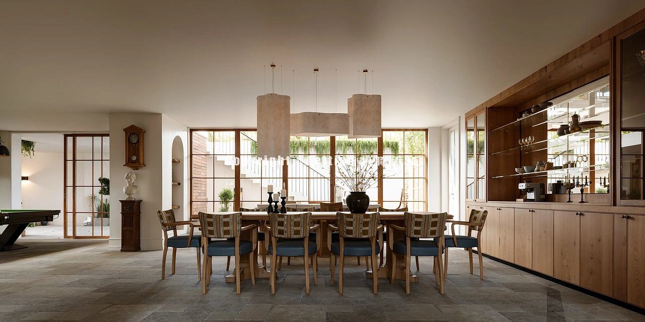 美式自然风别墅（图ZNDA1Njc5OTIw） - 家装设计 - 站酷设计师澜腾天工表现李工原创素材 - 站酷ZCOOL