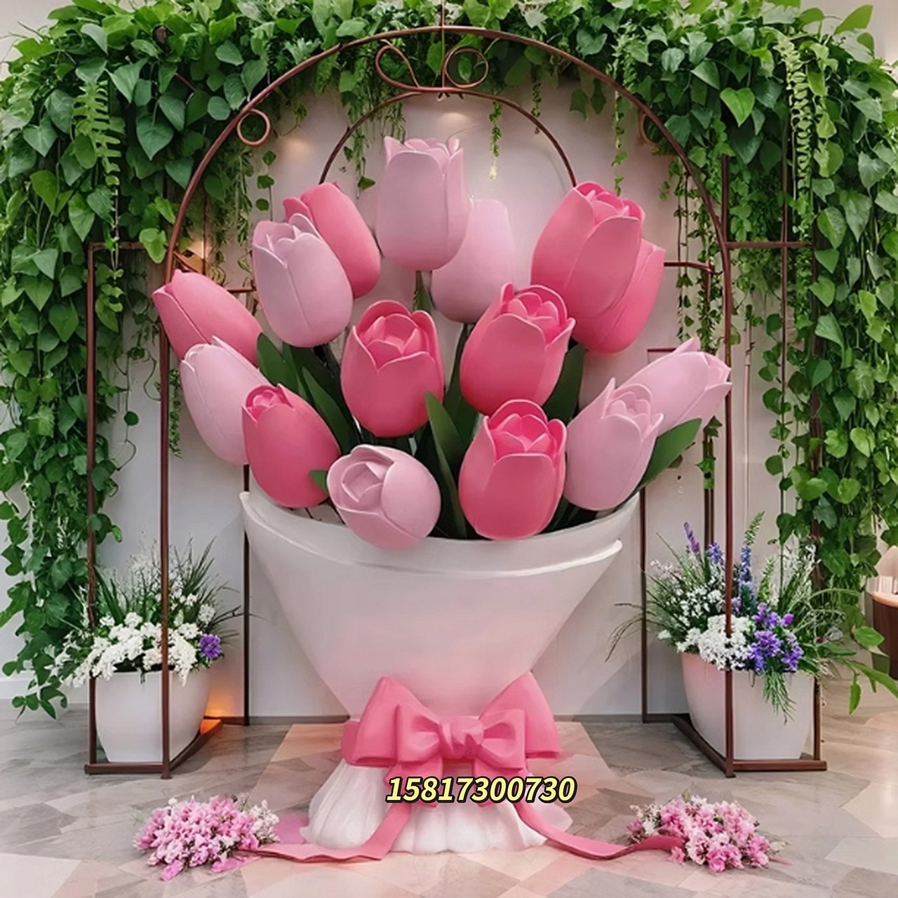 大型郁金香花束雕塑（图ZNDA1NjgwNjUy） - 其他三维 - 站酷设计师通盛玻璃钢雕塑原创素材 - 站酷ZCOOL