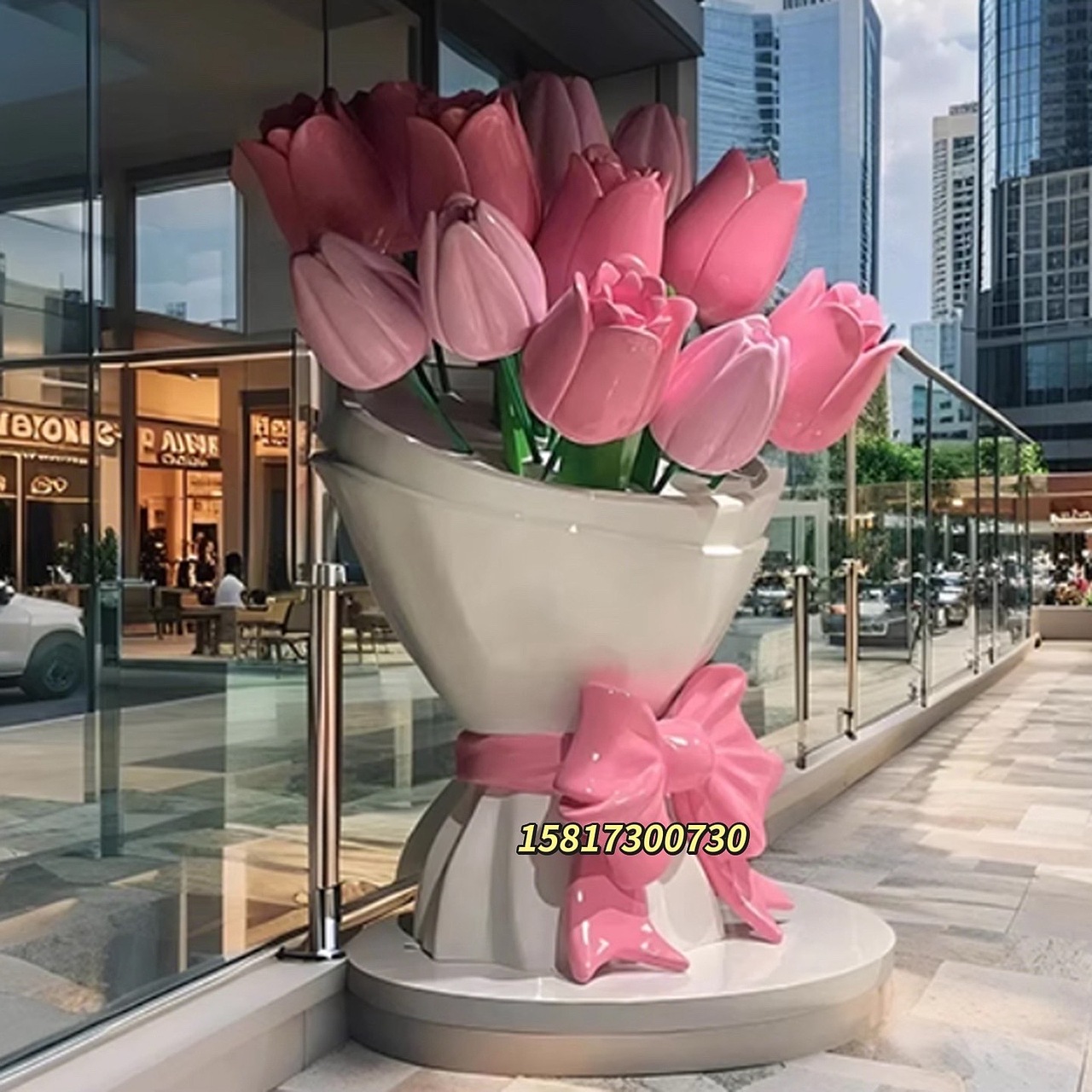 大型郁金香花束雕塑（图ZNDA1NjgwNjcy） - 其他三维 - 站酷设计师通盛玻璃钢雕塑原创素材 - 站酷ZCOOL