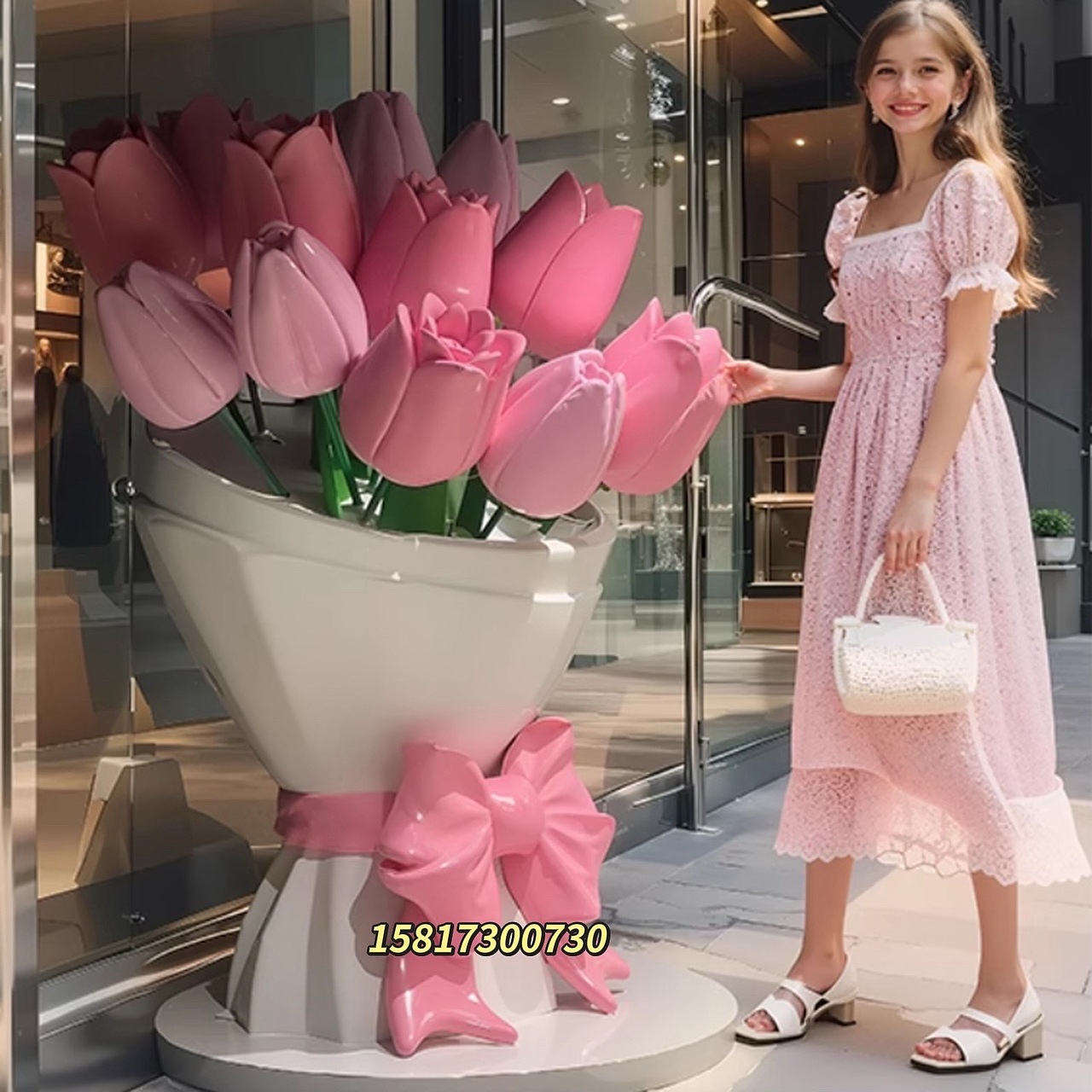 大型郁金香花束雕塑（图ZNDA1NjgwNjgw） - 其他三维 - 站酷设计师通盛玻璃钢雕塑原创素材 - 站酷ZCOOL