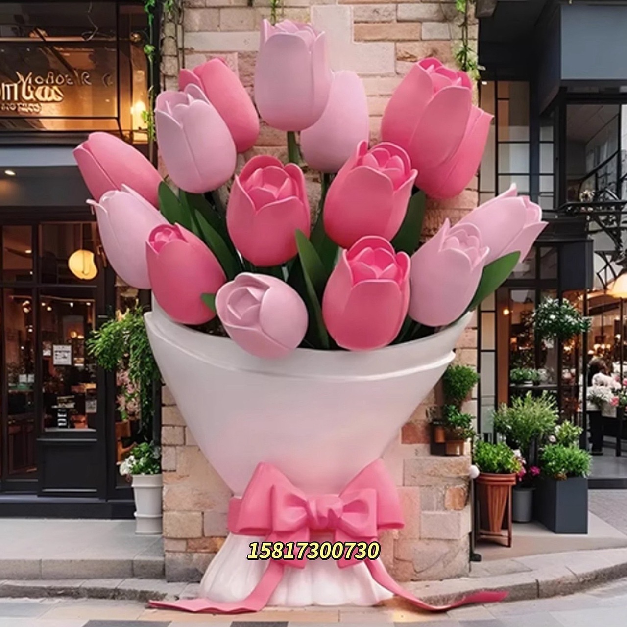 大型郁金香花束雕塑（图ZNDA1NjgwNjg0） - 其他三维 - 站酷设计师通盛玻璃钢雕塑原创素材 - 站酷ZCOOL