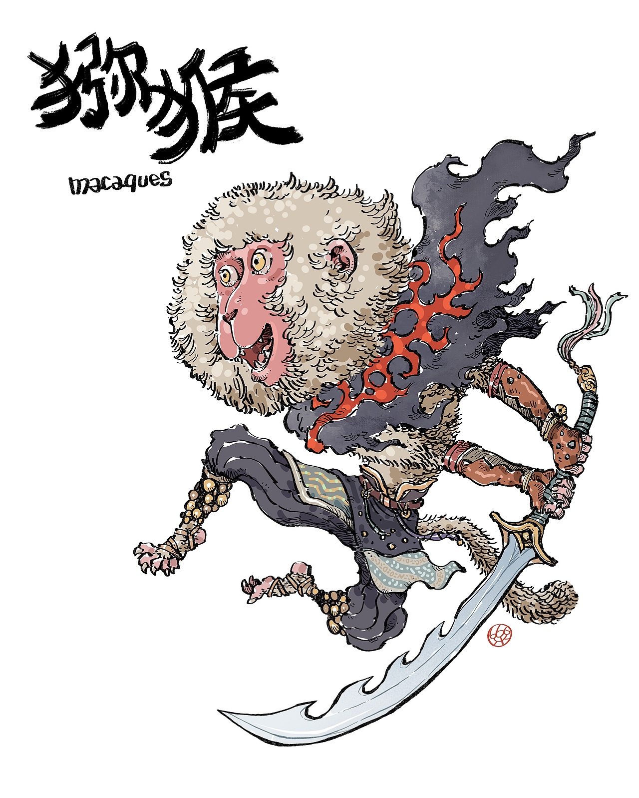 百兽江湖·荒野十二刀（图ZNDA1NjgxMzAw） - 概念设定 - 站酷设计师Leleevil原创素材 - 站酷ZCOOL