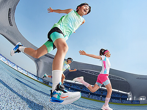 特步少年氢风9.0跑鞋视频 X 好事实验 | 童鞋视频（个人主页-ZNzM0NzM0MDQ=） - 人像摄影 - 站酷设计师好事实验室原创素材 - 站酷ZCOOL