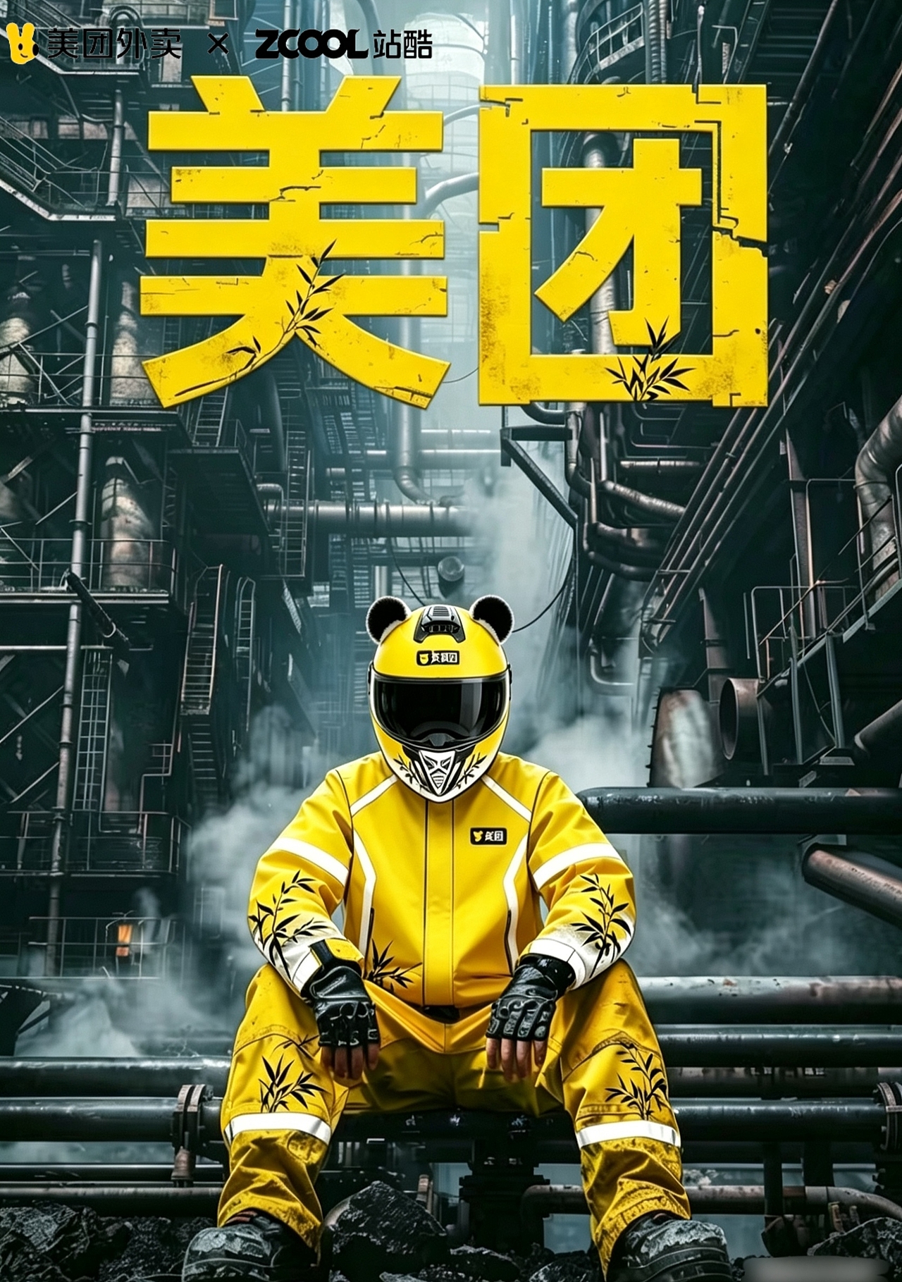 国风驭行·熊猫水墨系列（图ZNDA1NjgzMzc2） - 其他服装 - 站酷设计师Z932626716原创素材 - 站酷ZCOOL