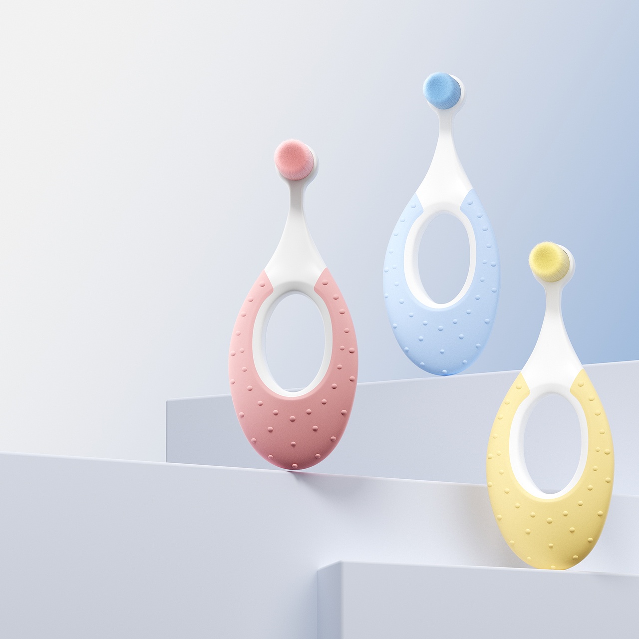 儿童牙刷-建模渲染（图ZNDA1Njg0MDQw） - 产品 - 站酷设计师代王夜巡山原创素材 - 站酷ZCOOL