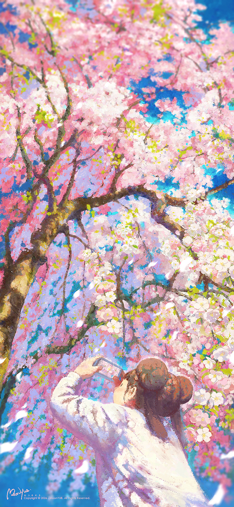 赞美北京两周前的海棠花（图ZNDA1Njg0NjI4） - 艺术插画 - 站酷设计师MoonYUE悦悦原创素材 - 站酷ZCOOL