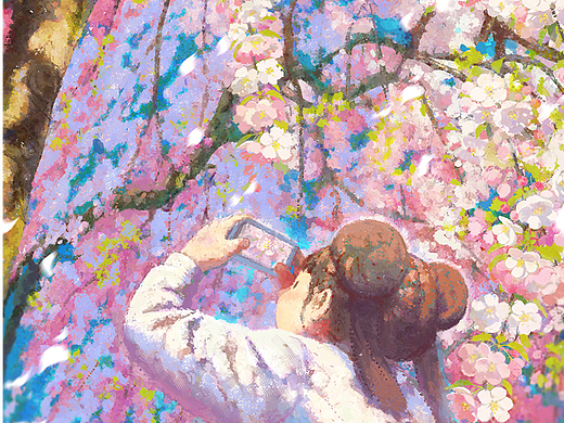 赞美北京两周前的海棠花