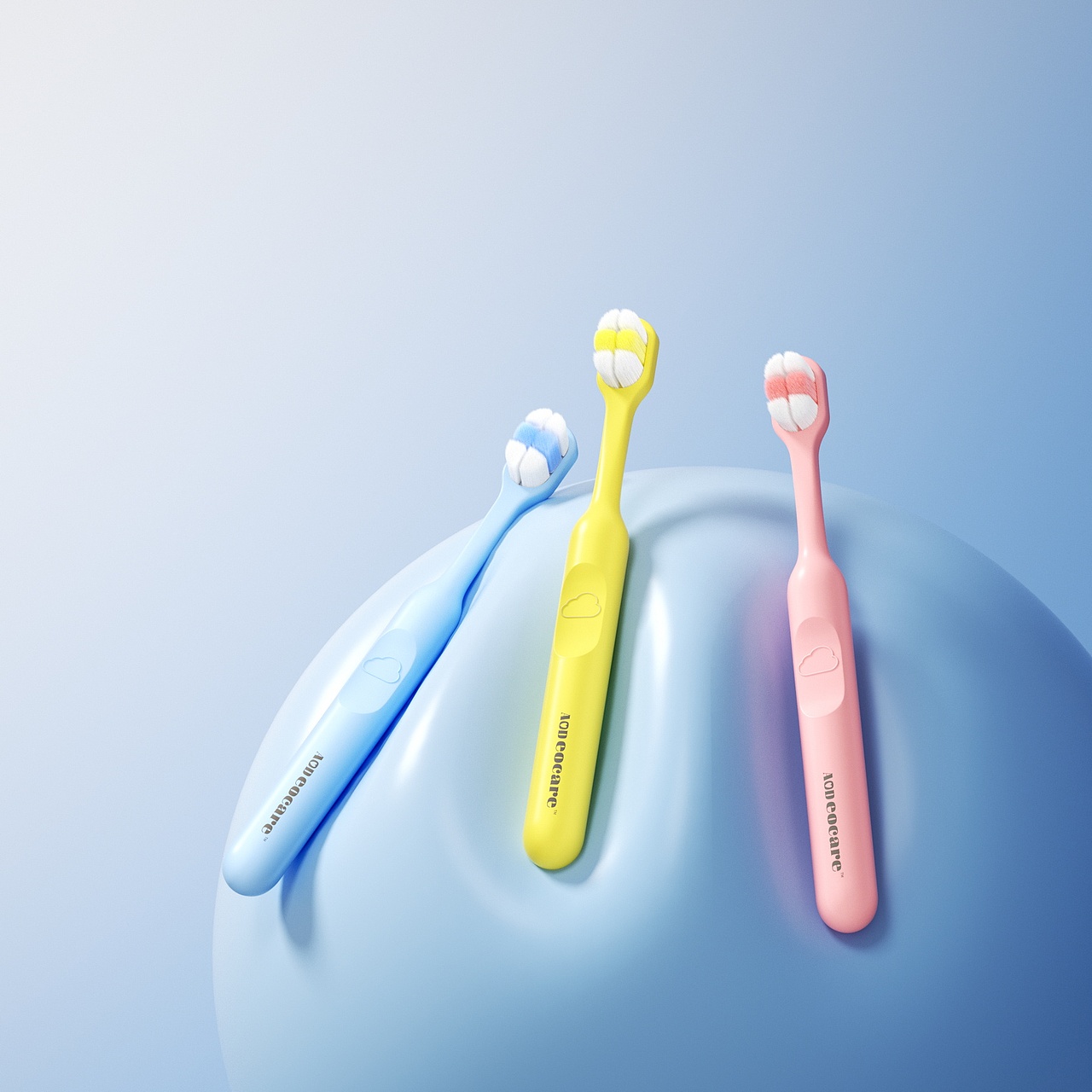 儿童牙刷-建模渲染（图ZNDA1Njg0ODI4） - 产品 - 站酷设计师代王夜巡山原创素材 - 站酷ZCOOL