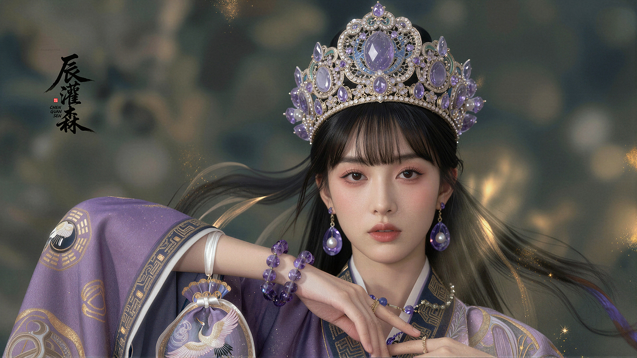 辰灌森 | 紫虚灵姬系列（一）-149（图ZNDA1Njg4NzAw） - 修图/后期 - 站酷设计师辰灌森原创素材 - 站酷ZCOOL