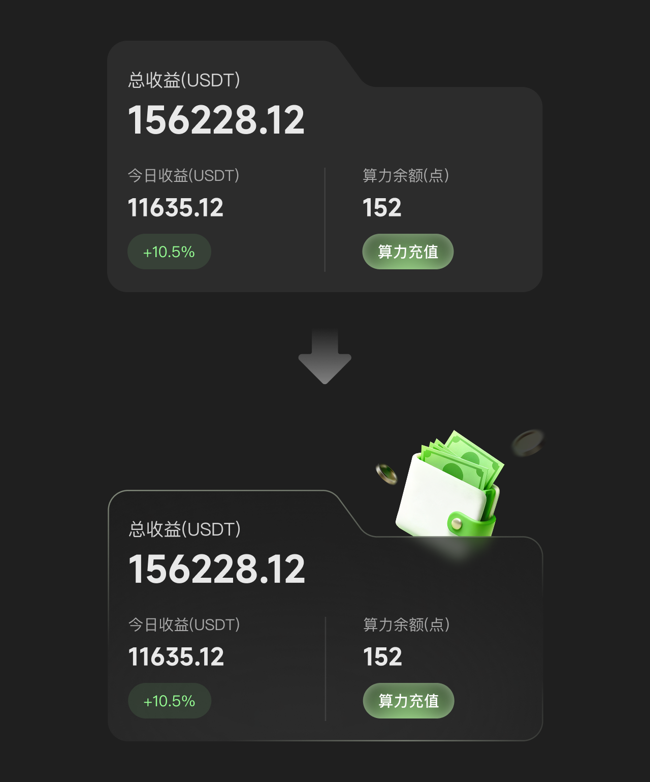 一个资产中心界面，能有这么多细节，确实能看出来大厂设计师的功底！（图ZMTU1NDUzNjA=） - 教程 - 站酷设计师菜心轻量文原创素材 - 站酷ZCOOL