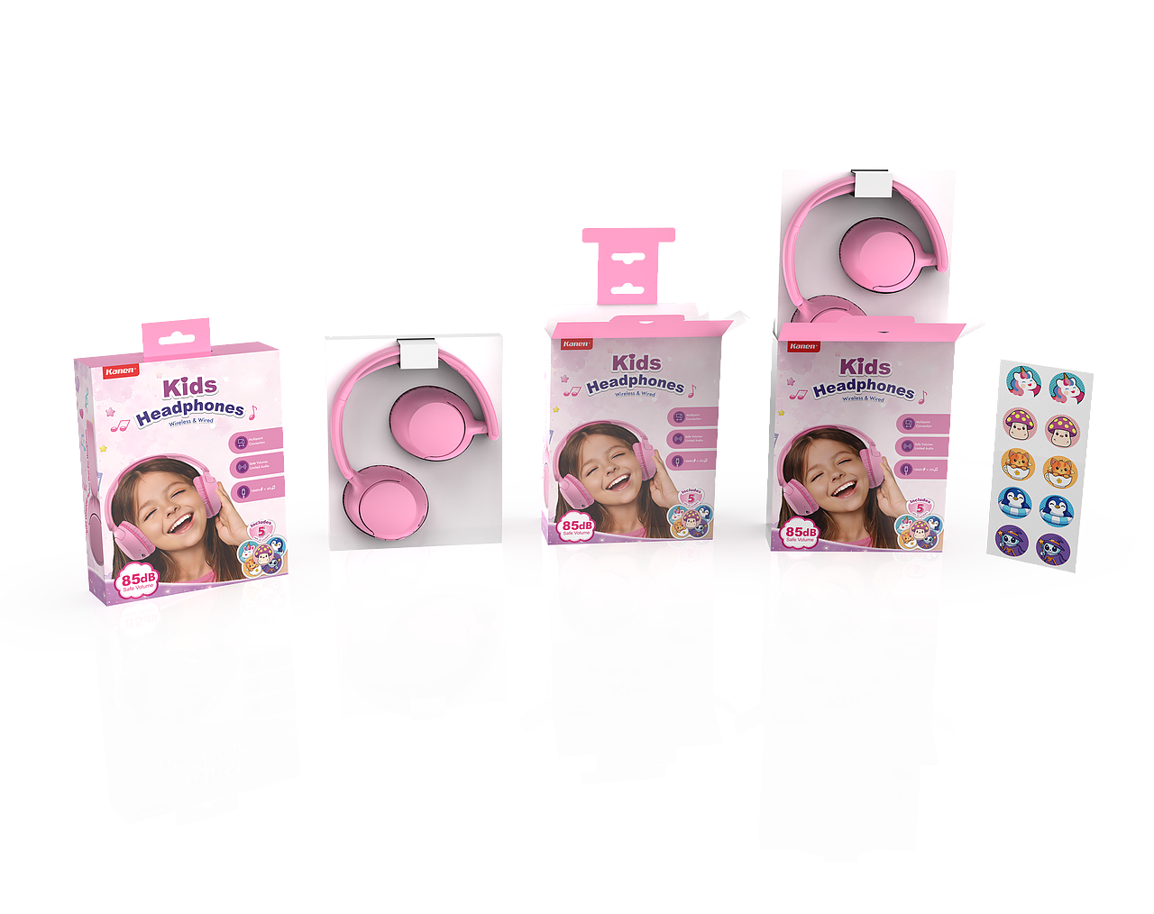 儿童耳机：包装设计、工业设计、3D、盒型设计、视频（图ZNDA1NjkwNTc2） - 宣传片 - 站酷设计师HWH9原创素材 - 站酷ZCOOL