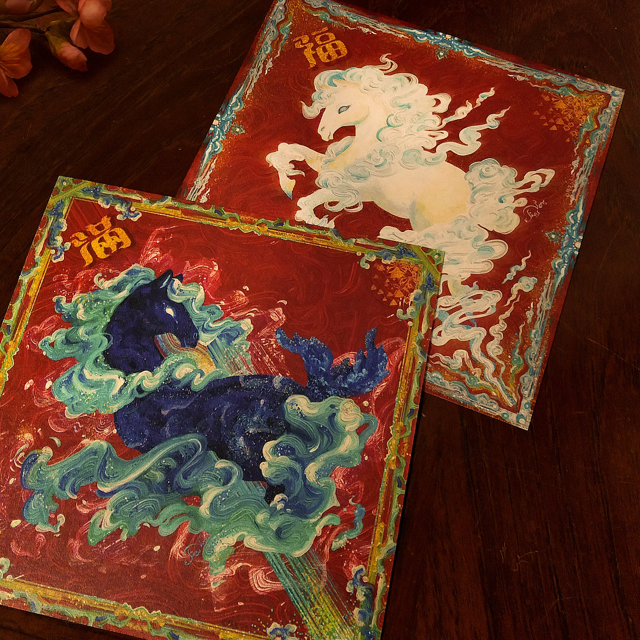 水火既濟 · 滿福迎春（图ZNDA1Njk2NTQ4） - 艺术插画 - 站酷设计师羯梵原创素材 - 站酷ZCOOL