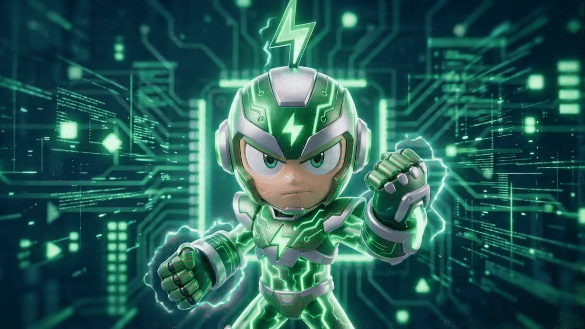 绿联智护防线：电魔的雨夜终结（图ZNDA1NzAwNjYw） - AI作品 - 站酷设计师_益达原创素材 - 站酷ZCOOL