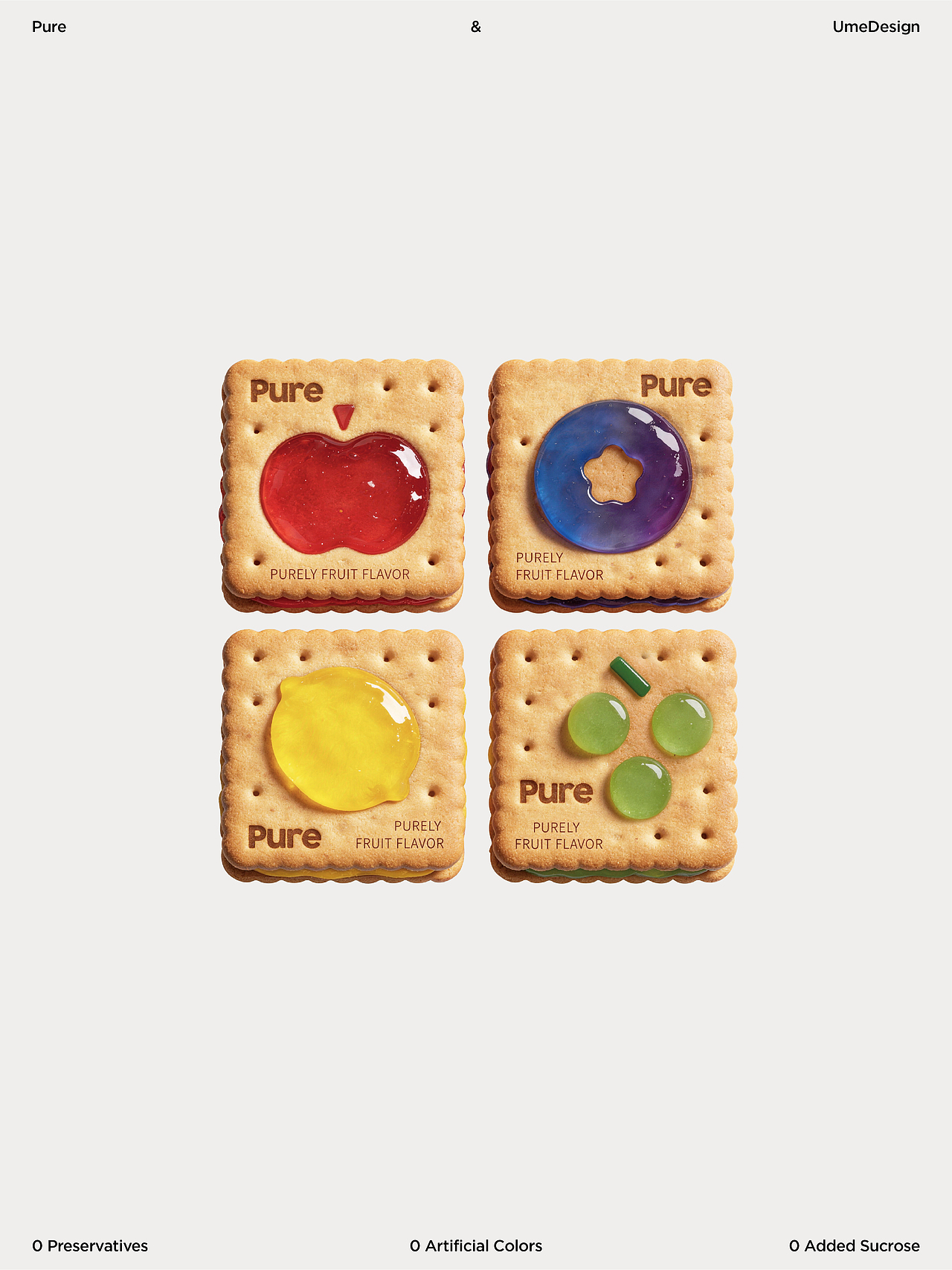 UmeDesign新作｜Pure璞儿儿童天然果食系列包装设计（图ZNDA1NzA2NDc2） - 包装 - 站酷设计师UmeDesign原创素材 - 站酷ZCOOL