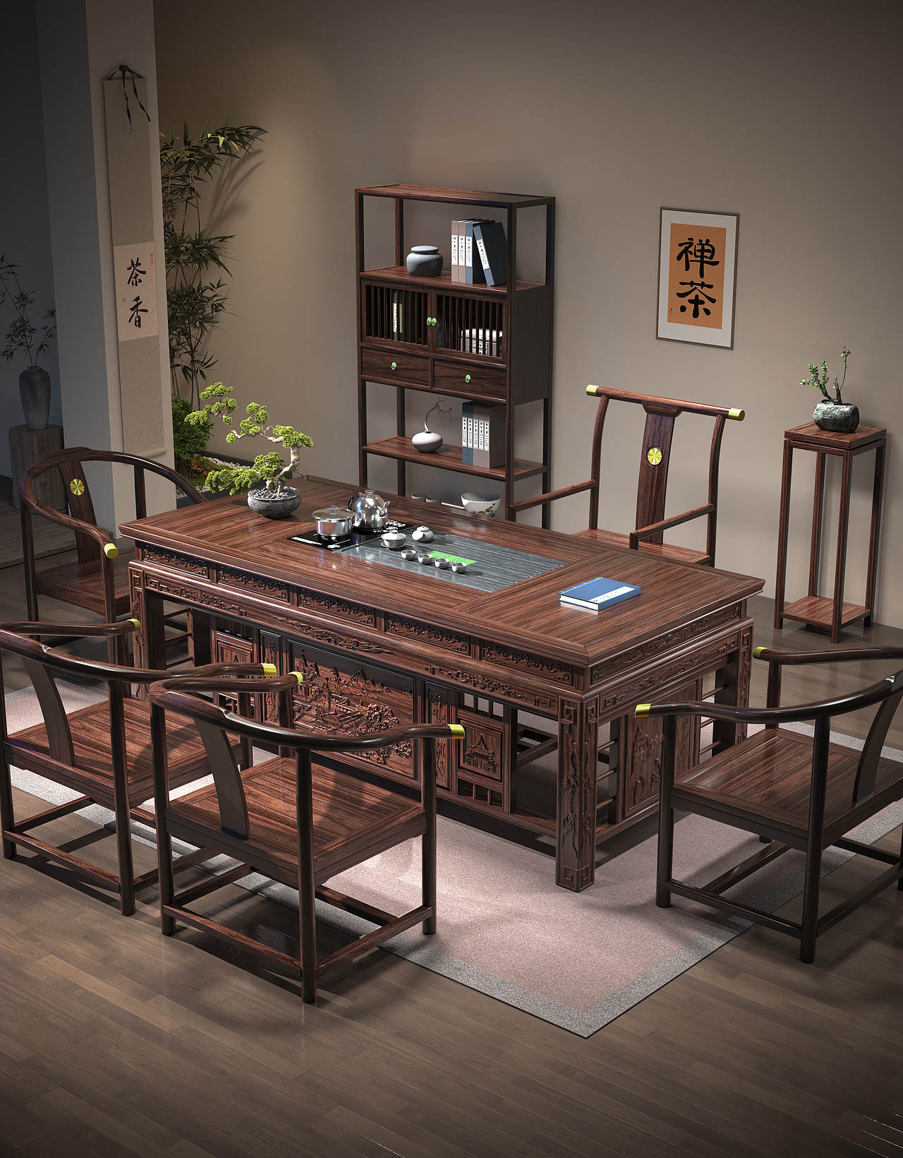 茶桌主图设计（图ZNDA1NzA2ODQ0） - 场景 - 站酷设计师军诚视觉原创素材 - 站酷ZCOOL