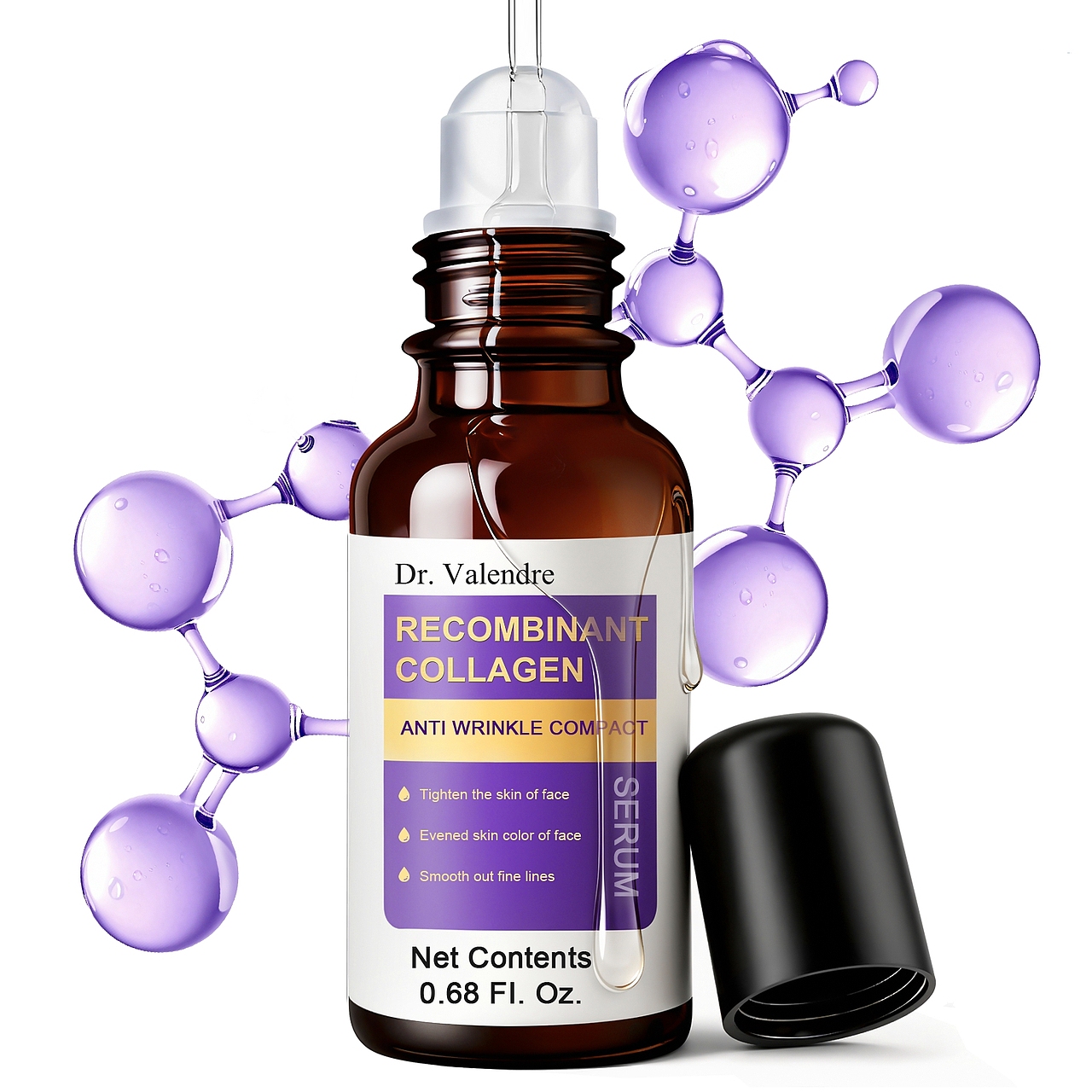 重组胶原蛋白抗皱紧致精华（图ZNDA1NzA4NjI4） - 海报 - 站酷设计师易咿呀呀原创素材 - 站酷ZCOOL