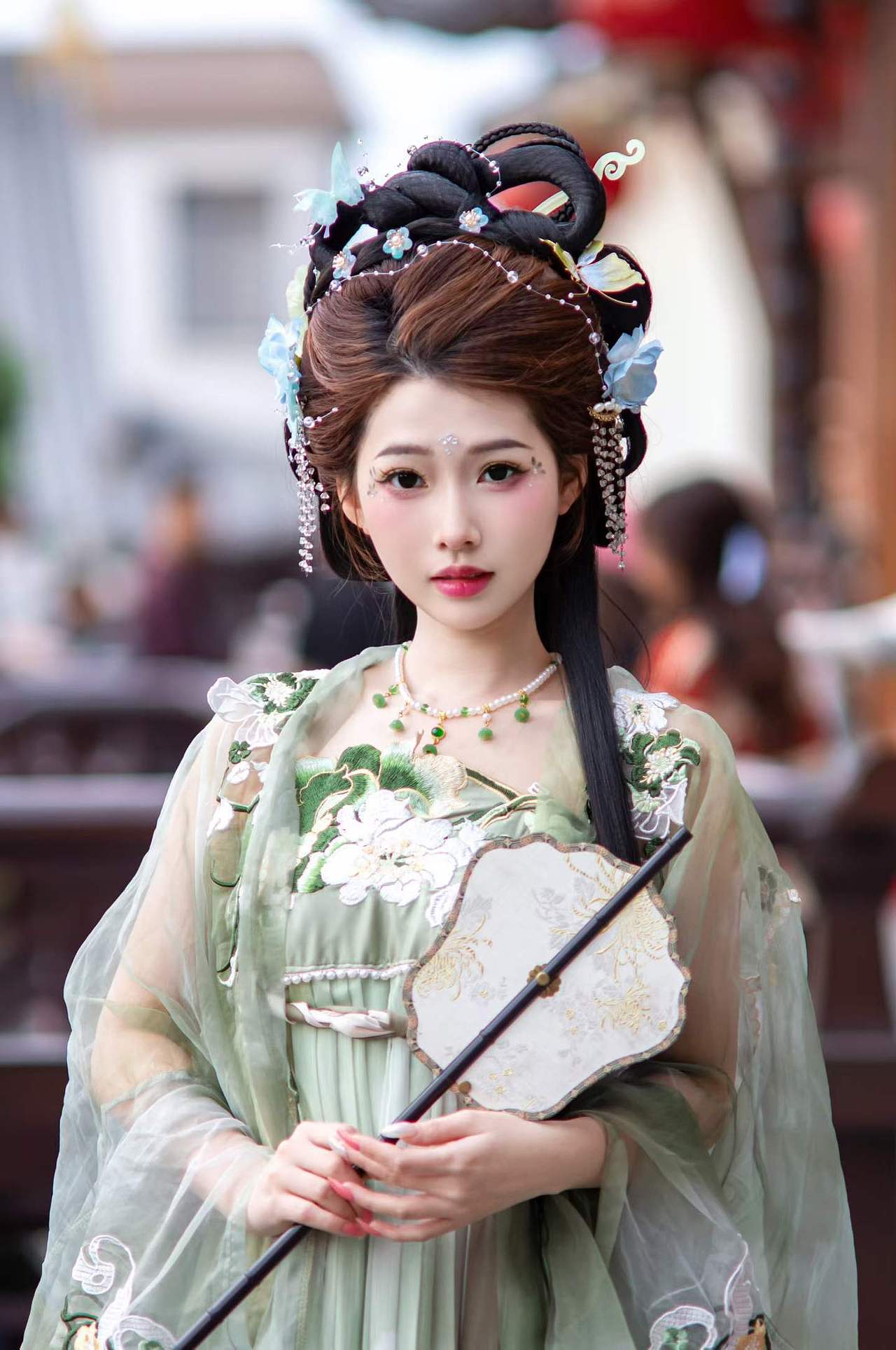 芙蓉不及美人妆，水殿风来珠翠香（图ZNDA1NzA5MzE2） - 人像摄影 - 站酷设计师阿北人原创素材 - 站酷ZCOOL