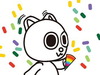 小白猫IP卡通设计