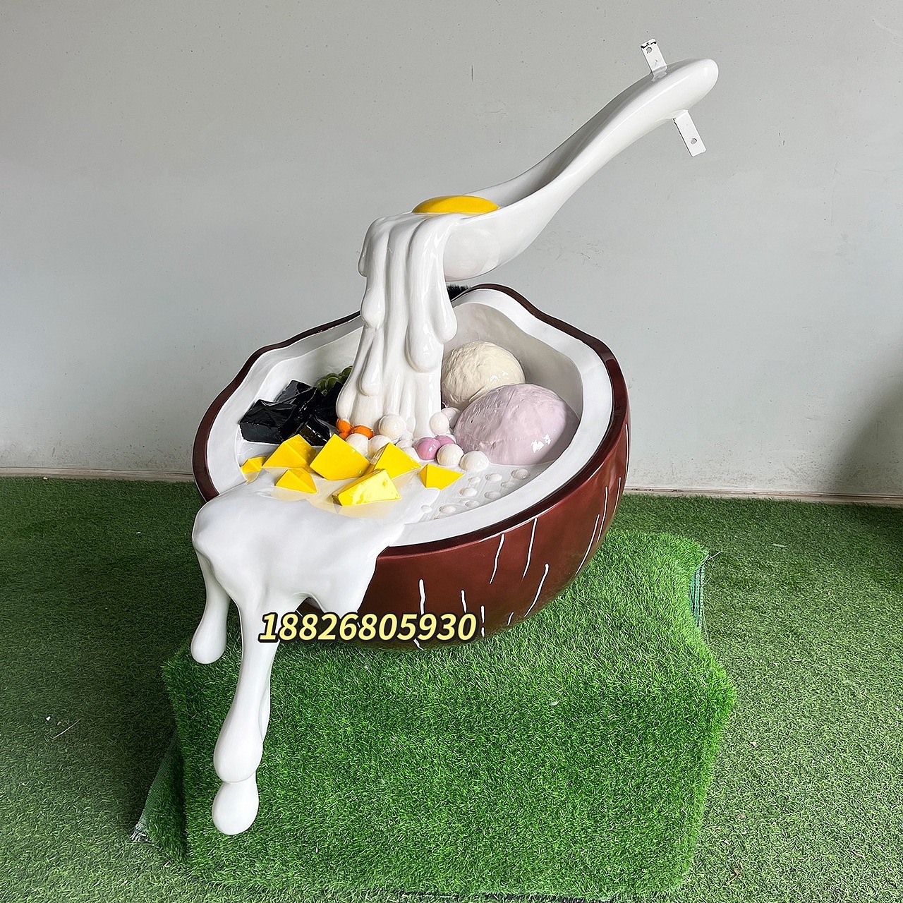 椰子糖水雕塑（图ZNDA1NzExNTQ4） - 其他三维 - 站酷设计师玻璃钢雕塑厂原创素材 - 站酷ZCOOL