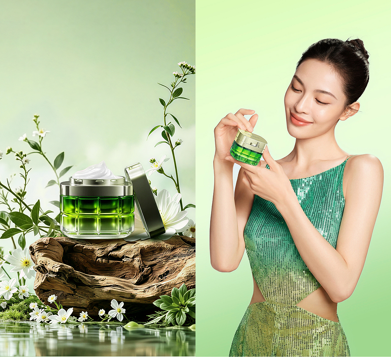 美妆蜜罐【用了会中毒的小绿魔喔！】（图ZNDA1NzE0NTky） - 产品 - 站酷设计师GT666雪花原创素材 - 站酷ZCOOL