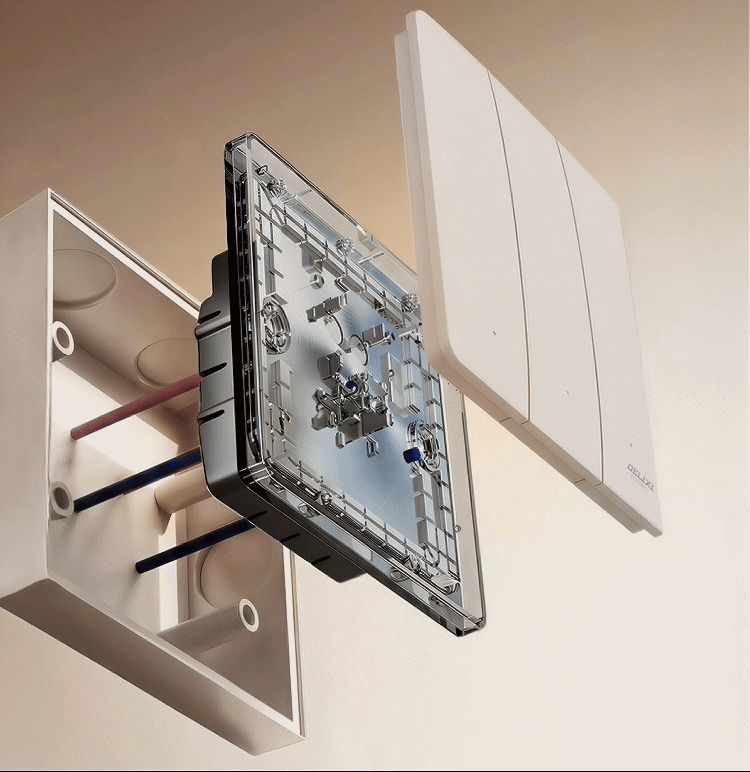 视觉策划-德力西智能开关动态详情页（图ZNDA1NzI1NDA4） - 宣传物料 - 站酷设计师PicassoLab原创素材 - 站酷ZCOOL