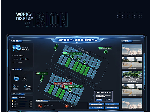 停车场智慧管控平台（个人主页-ZNzM0ODAwODA=） - 软件界面 - 站酷设计师汐汐颜沫原创素材 - 站酷ZCOOL