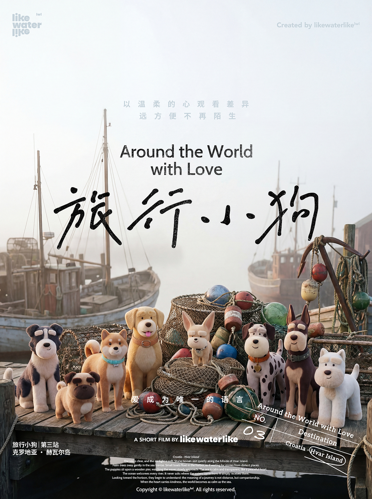 旅行小狗🐕第三站|克罗地亚赫瓦尔岛(图ZNDA1NzMyMjUy) - AI作品 - 站酷设计师likewaterlike原创素材 - 站酷ZCOOL