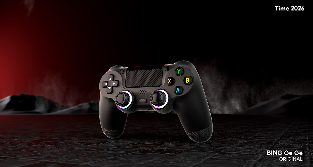 【产品渲染】 游戏手柄渲染分享（图ZNDA1NzM4NDcy） - 产品 - 站酷设计师多加蒜蓉多加辣原创素材 - 站酷ZCOOL