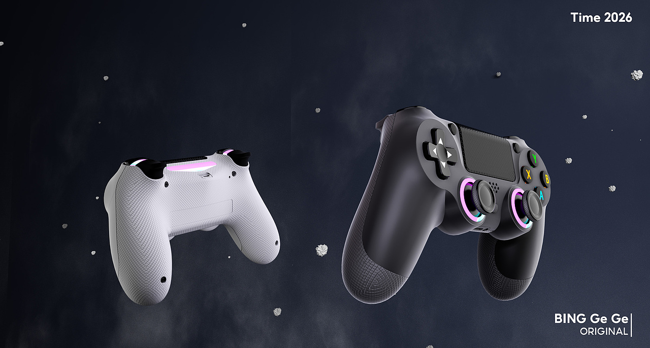 【产品渲染】 游戏手柄渲染分享（图ZNDA1NzM4NDc2） - 产品 - 站酷设计师多加蒜蓉多加辣原创素材 - 站酷ZCOOL