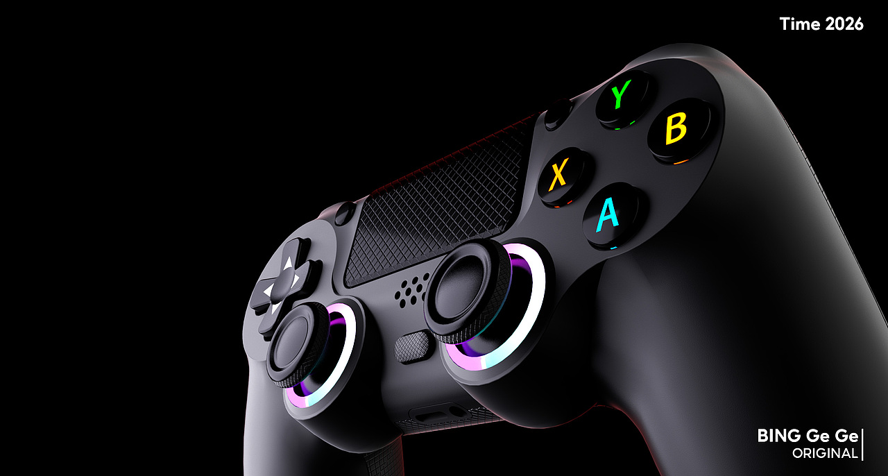 【产品渲染】 游戏手柄渲染分享（图ZNDA1NzM4NDg0） - 产品 - 站酷设计师多加蒜蓉多加辣原创素材 - 站酷ZCOOL