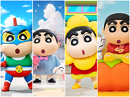 【蠟筆小新】動感超人/浪漫花束/向日葵/好柿相伴