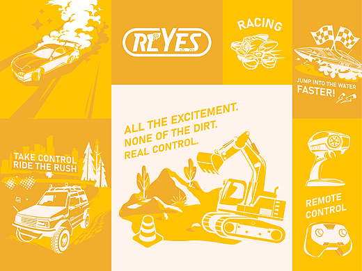 RC YES 遥控模型品牌VI全案设计 | 从 0 到 1 品牌打造