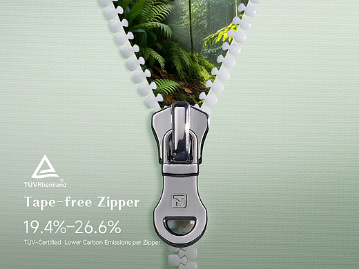 NOTAPE™无布带科技拉链