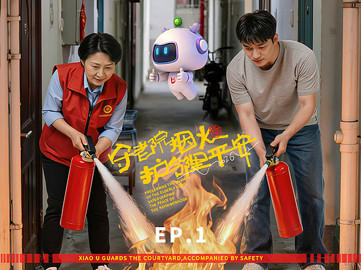 河南消防协会X优路教育｜AI真人公益科普短片
