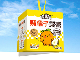 “小方盒”烤橘子梨膏，差異化食品包裝設(shè)計(jì)/福祿設(shè)計(jì)