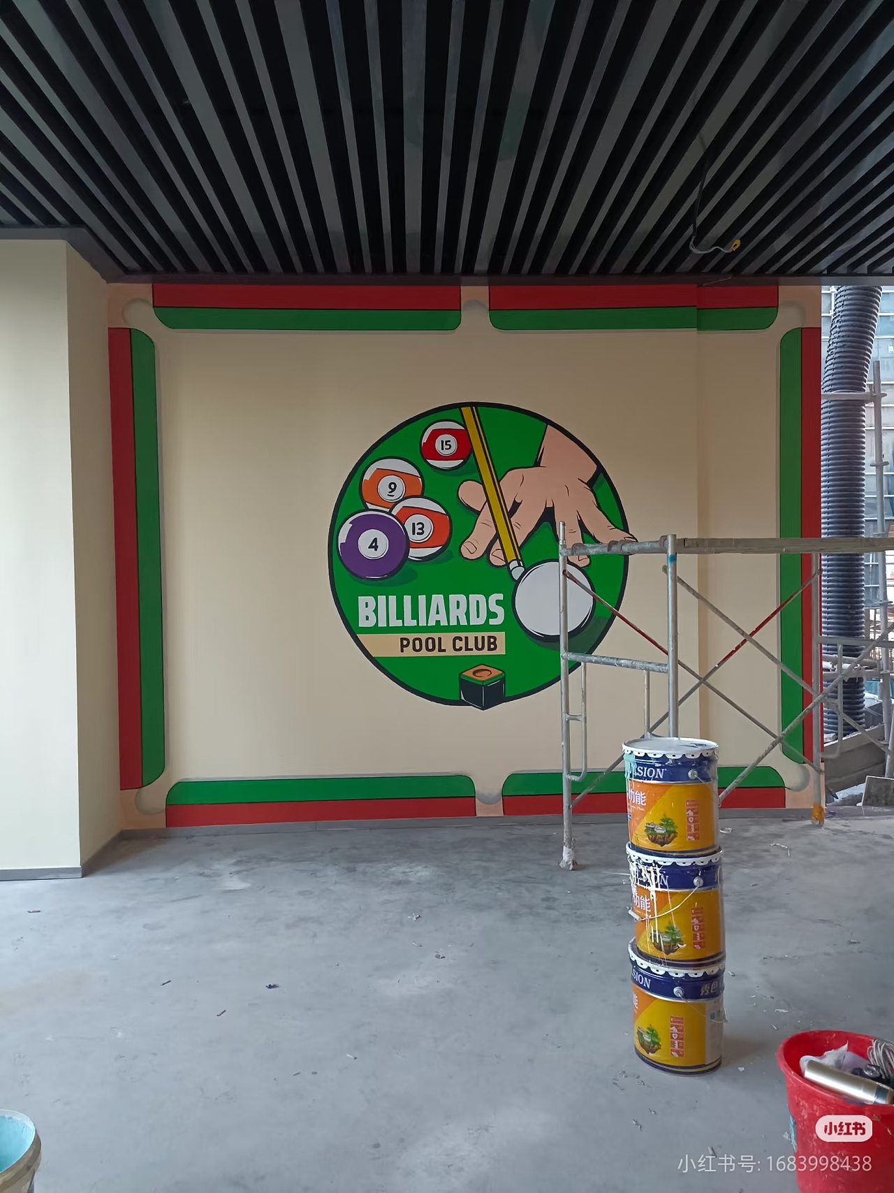 温州墙绘，瑞安墙绘，地下室空层房墙绘装饰工程（图ZNDA1NzQxODI4） - 绘画 - 站酷设计师长艺墙绘原创素材 - 站酷ZCOOL