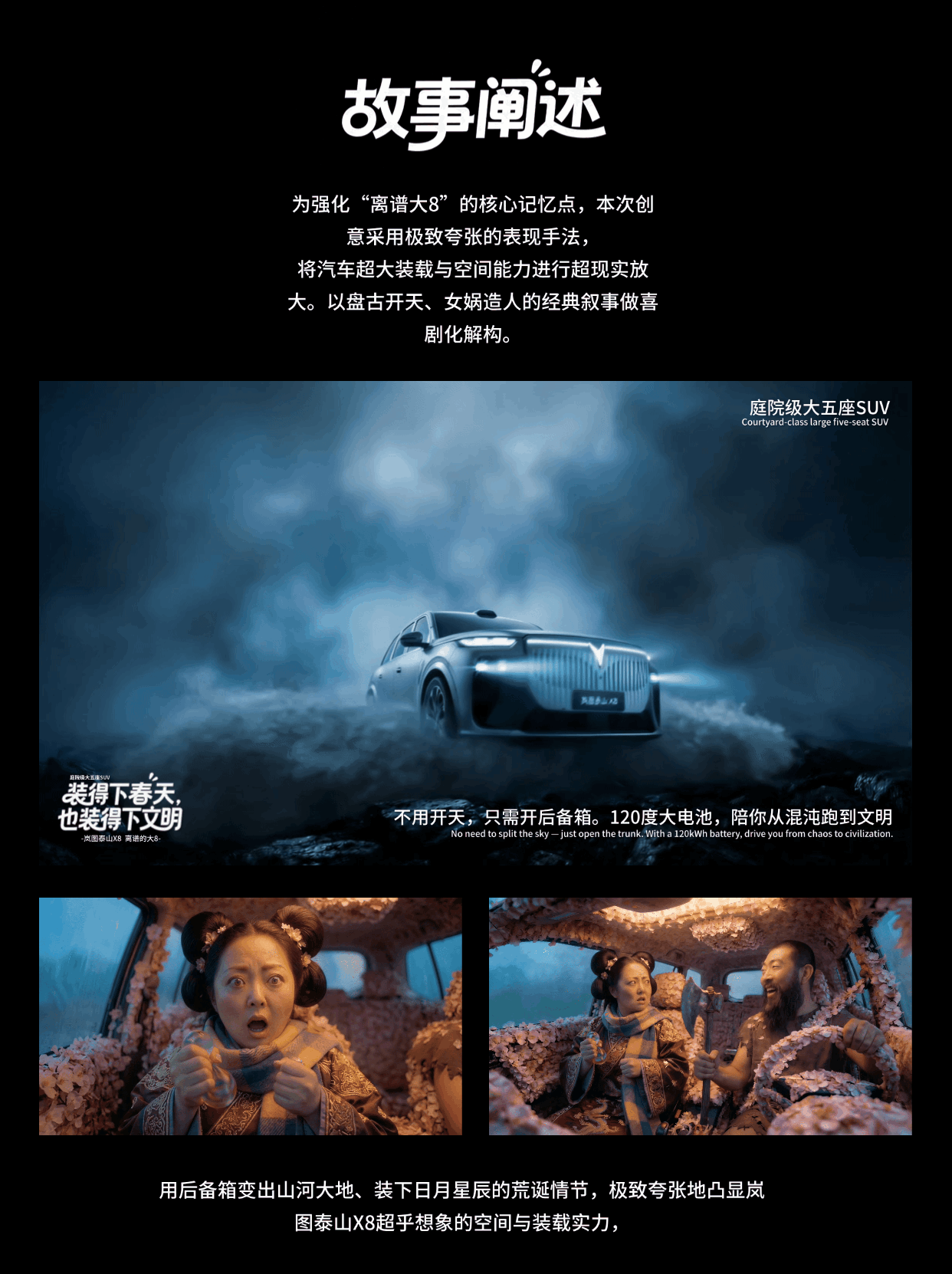 《岚图X8：装得下春天，也装得下文明》（图ZNDA1NzQzMjE2） - AI作品 - 站酷设计师位林峰原创素材 - 站酷ZCOOL