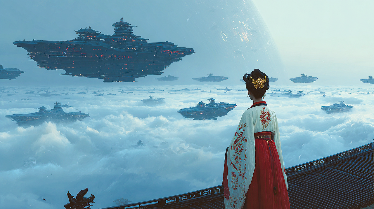 跨越千年 奔赴神话里的星海（图ZNDA1NzQ0MTIw） - 短片 - 站酷设计师设计师QY原创素材 - 站酷ZCOOL
