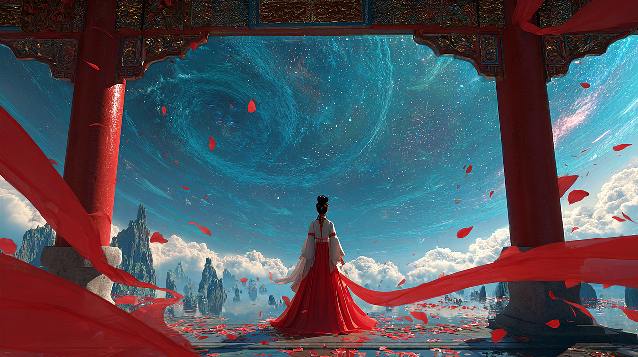 跨越千年 奔赴神话里的星海（图ZNDA1NzQ0MTI0） - 短片 - 站酷设计师设计师QY原创素材 - 站酷ZCOOL