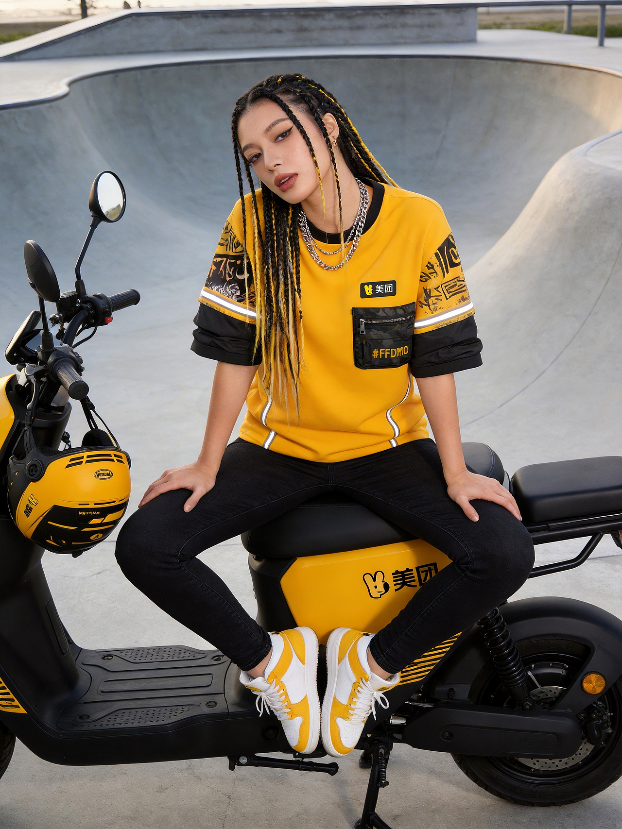 骑手生活也要很酷！（图ZNDA1NzQ2MDcy） - AI作品 - 站酷设计师dididuoduo原创素材 - 站酷ZCOOL