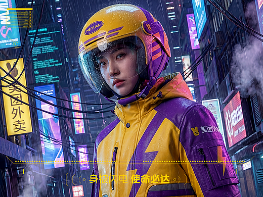 穿梭大街小巷的能量闪电！美团1V1急送服装设计