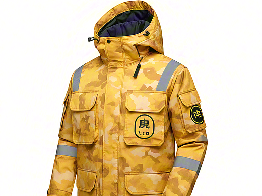 “沙漠作战”美团快递服（冬装冲锋衣）3