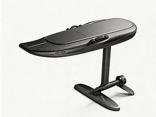 碳纤维水上滑板 · 写实渲染