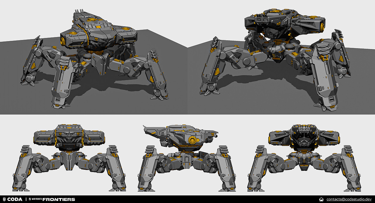WAR ROBOTS FRONTIERS 机甲设计 🤖🔥(图ZNDA1NzU2Mzg0) - 其他三维 - 站酷设计师CODAChina原创素材 - 站酷ZCOOL