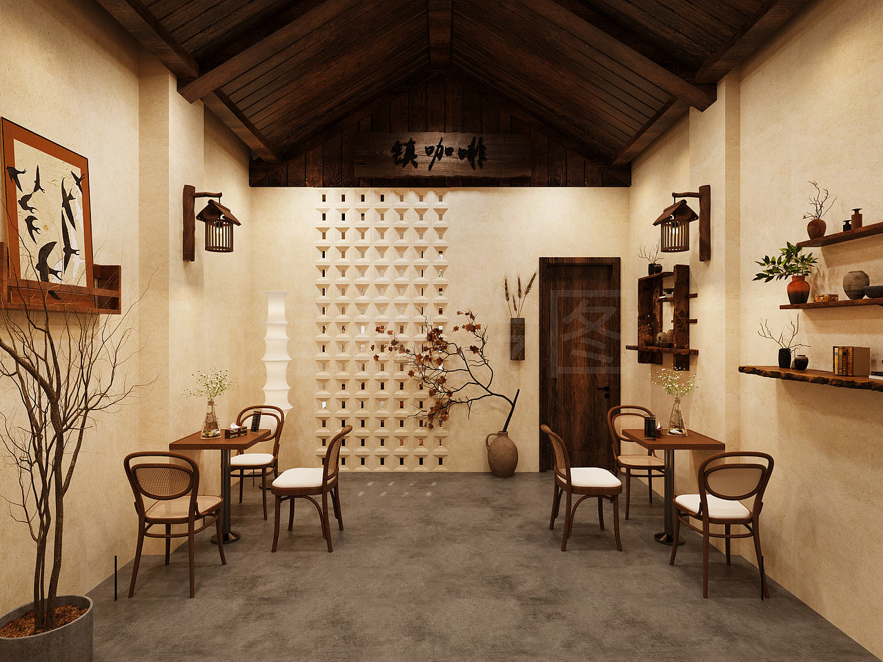工装-咖啡厅（图ZNDA1NzU2NTQ4） - 酒店餐饮设计 - 站酷设计师佟玥玥原创素材 - 站酷ZCOOL