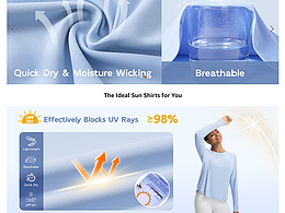亚马逊防晒衣A+设计