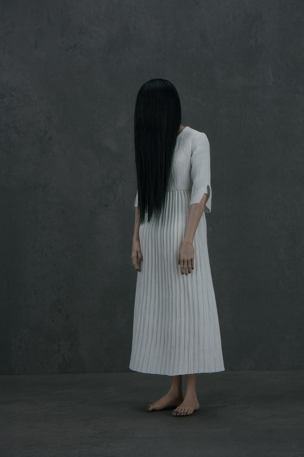 贞子小姐 1/6 可动人偶（图ZNDA1NzU5MDY4） - 手办/模玩 - 站酷设计师眉间白火TAN原创素材 - 站酷ZCOOL