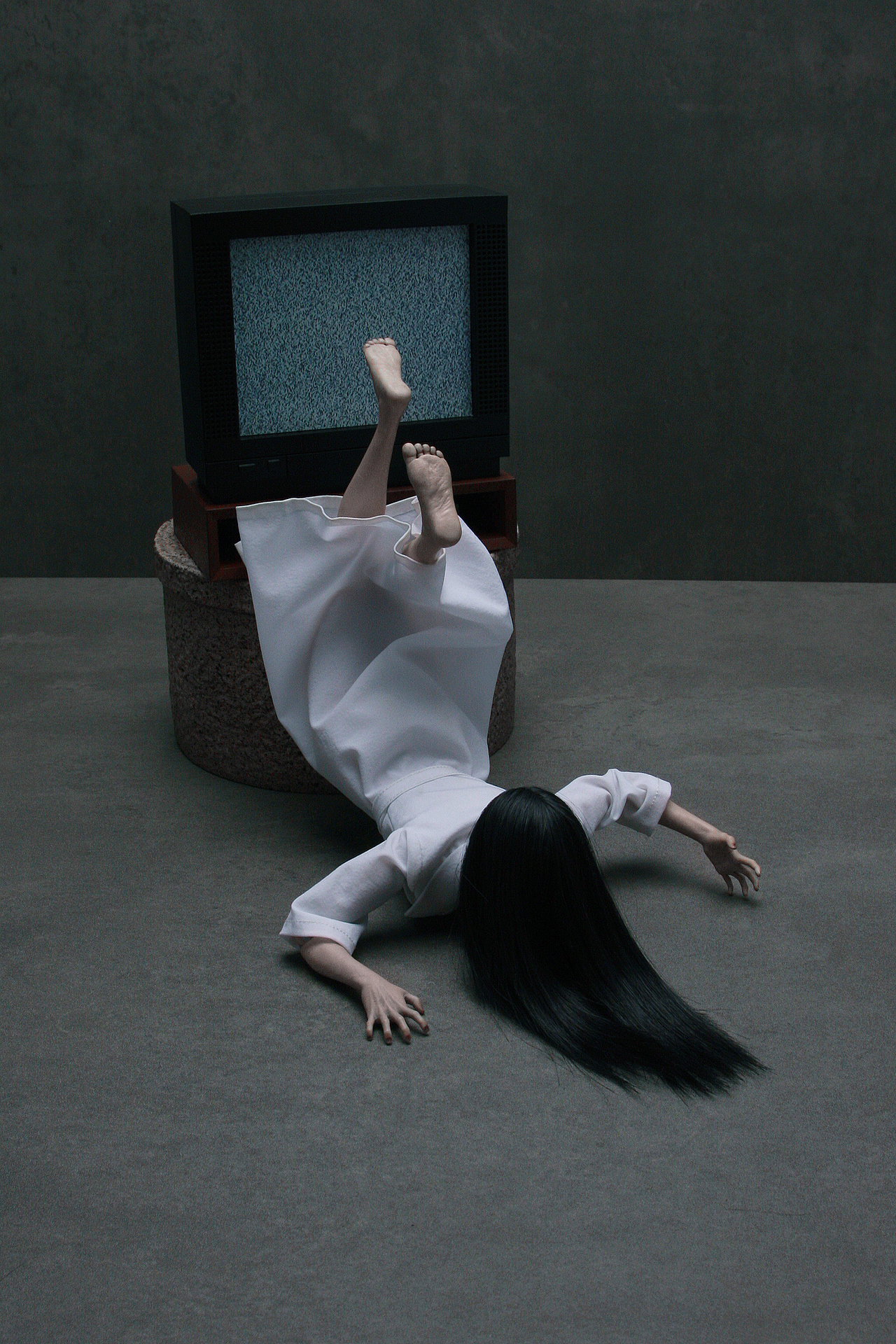 贞子小姐 1/6 可动人偶（图ZNDA1NzU5MTI0） - 手办/模玩 - 站酷设计师眉间白火TAN原创素材 - 站酷ZCOOL